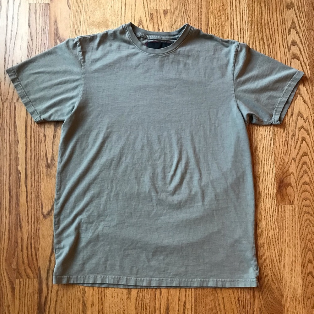 Talentless Short Sleeve Men’s Cotton Tee Shirt - Faded Moss - Large